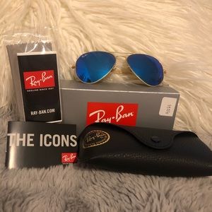 Ray Ban blue aviators